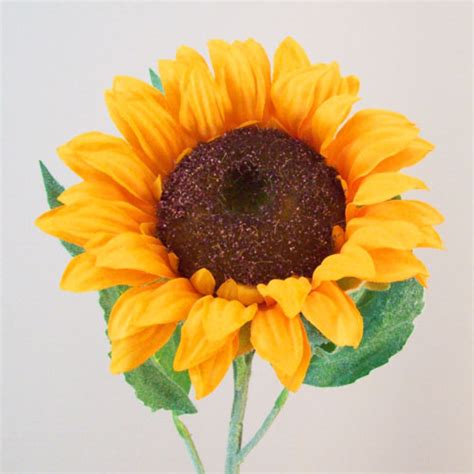 realistic silk sunflowers